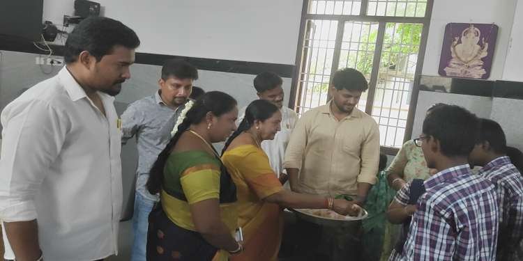 Sweet Distribution at Vishwash Ashram